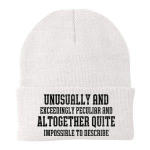 Unusually Exceedingly Peculiar Altogether Quite Impossible Knit Cap Winter Beanie