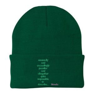 Unusually Exceedingly Peculiar Altogether Quite Impossible Knit Cap Winter Beanie