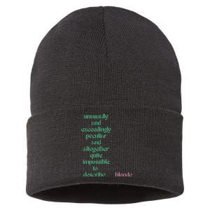 Unusually Exceedingly Peculiar Altogether Quite Impossible Sustainable Knit Beanie