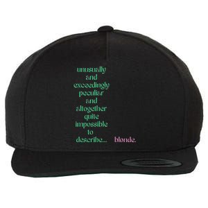 Unusually Exceedingly Peculiar Altogether Quite Impossible Wool Snapback Cap