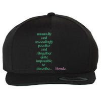 Unusually Exceedingly Peculiar Altogether Quite Impossible Wool Snapback Cap