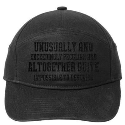 Unusually Exceedingly Peculiar Altogether Quite Impossible 7-Panel Snapback Hat