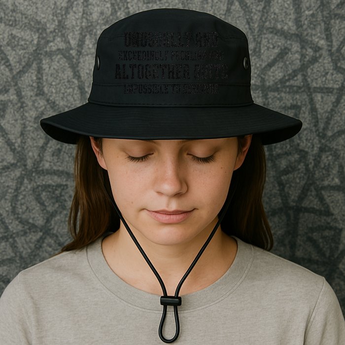 Unusually Exceedingly Peculiar Altogether Quite Impossible Bucket Hat