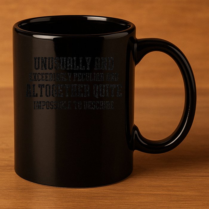 Unusually Exceedingly Peculiar Altogether Quite Impossible 11oz C Handle Ceramic Mug