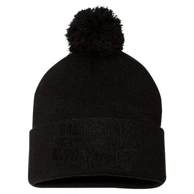 Unusually Exceedingly Peculiar Altogether Quite Impossible Pom Pom 12in Knit Beanie