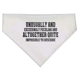 Unusually Exceedingly Peculiar Altogether Quite Impossible USA-Made Doggie Bandana