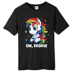 Unicorn Ew People Girls Kids Funny Rainbow Unicorns Tall Fusion ChromaSoft Performance T-Shirt