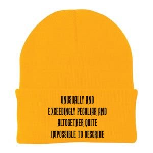 Unusually Exceedingly Peculiar Altogether Quite Impossible Knit Cap Winter Beanie