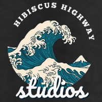 Ukiyo E Surf Wave 7 Panel Mesh Trucker Snapback Hat