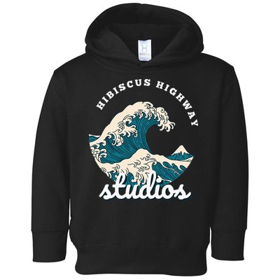 Ukiyo E Surf Wave Toddler Hoodie