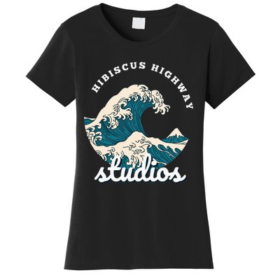 Ukiyo E Surf Wave Women's T-Shirt