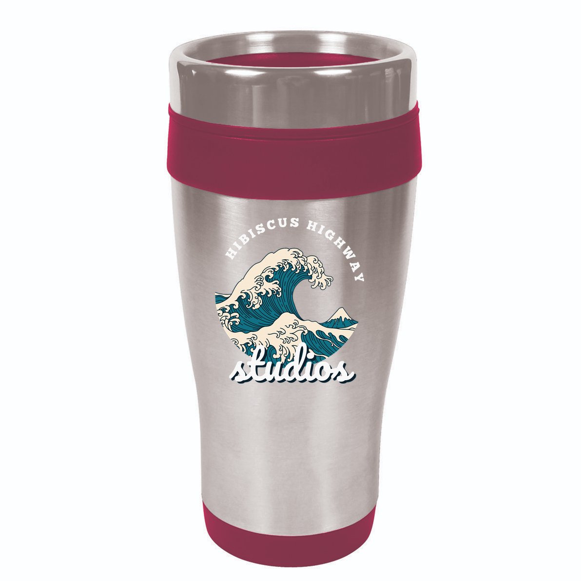 Ukiyo E Surf Wave 16oz Travel Tumbler