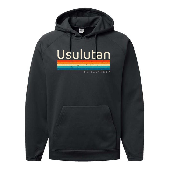 Usulutan El Salvador Performance Fleece Hoodie