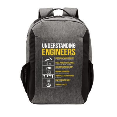 Understanding Engineers Sarcastic Engineering Vector Backpack