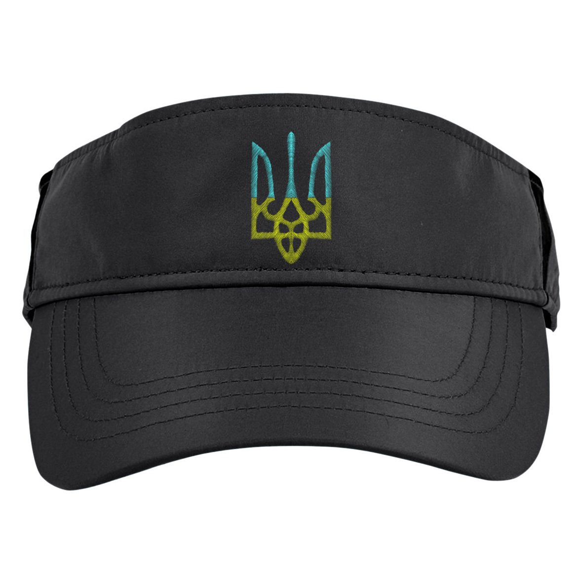 Ukraine Emblem Sketch Adult Drive Performance Visor