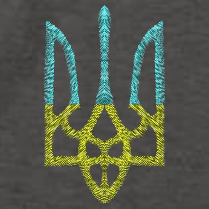 Ukraine Emblem Sketch Vector Backpack