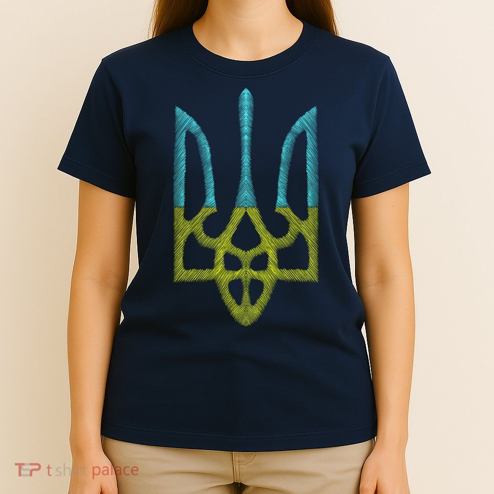 Ukraine Emblem Sketch T-Shirt