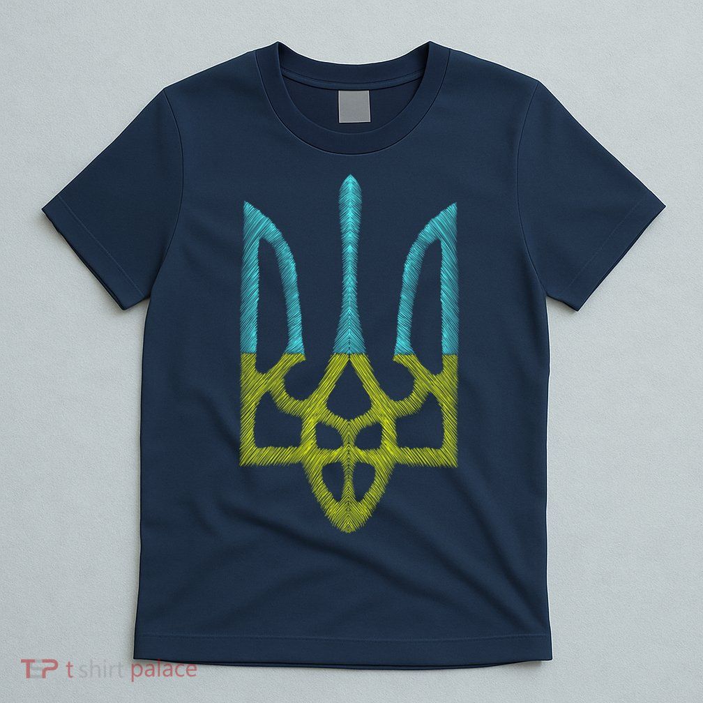 Ukraine Emblem Sketch T-Shirt