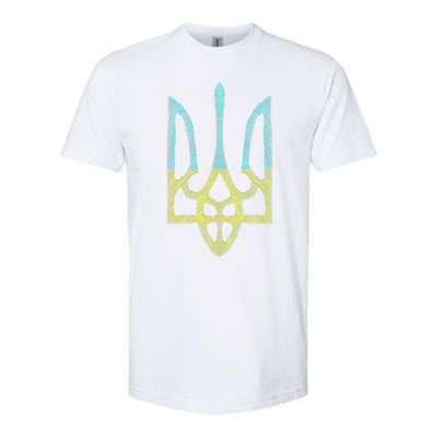 Ukraine Emblem Sketch Softstyle® CVC T-Shirt