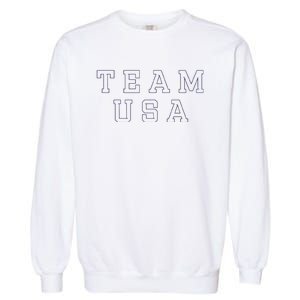 Usa Eiffel Tower Usa 2024. Garment-Dyed Sweatshirt