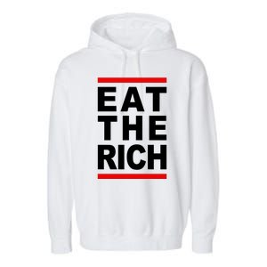 Uaw Eat The Rich Garment-Dyed Fleece Hoodie