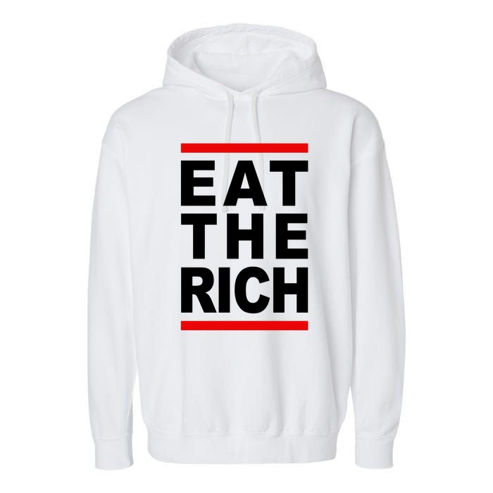 Uaw Eat The Rich Garment-Dyed Fleece Hoodie