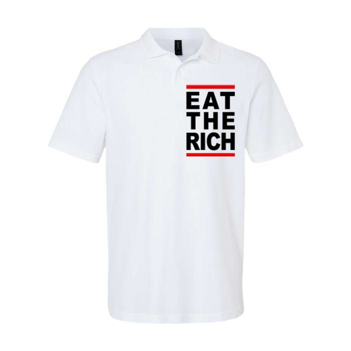 Uaw Eat The Rich Softstyle Adult Sport Polo