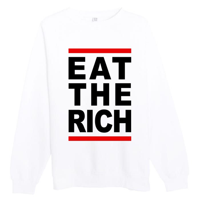 Uaw Eat The Rich Premium Crewneck Sweatshirt