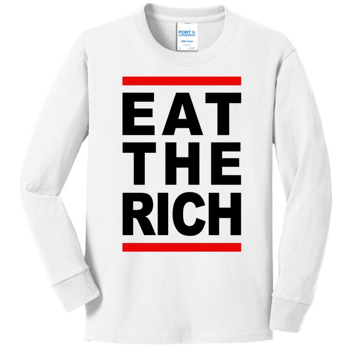 Uaw Eat The Rich Kids Long Sleeve Shirt