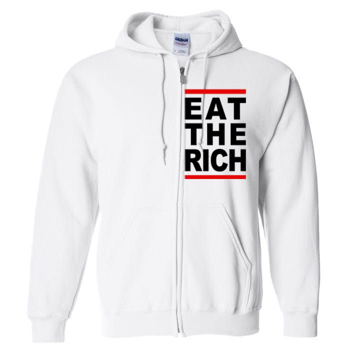 Uaw Eat The Rich Full Zip Hoodie