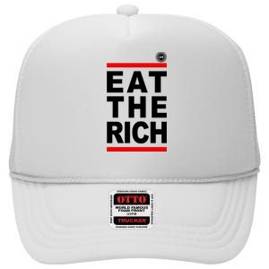 Uaw Eat The Rich High Crown Mesh Back Trucker Hat