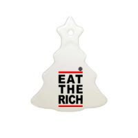 Uaw Eat The Rich Ceramic Tree Ornament