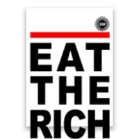 Uaw Eat The Rich Poster