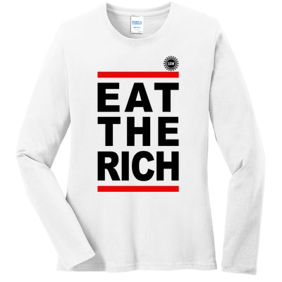 Uaw Eat The Rich Ladies Long Sleeve Shirt