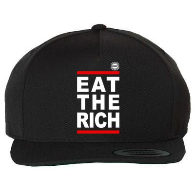 Uaw Eat The Rich Wool Snapback Cap