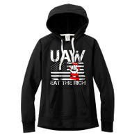 uaw eat the rich Women's Fleece Hoodie