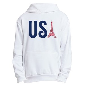 Usa Eiffel Tower Team Souvenir 2024 France Paris Holiday Urban Pullover Hoodie