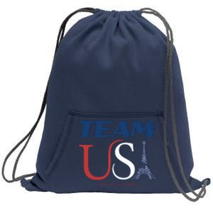 Usa Eiffel Tower Usa 2024 Sweatshirt Cinch Pack Bag