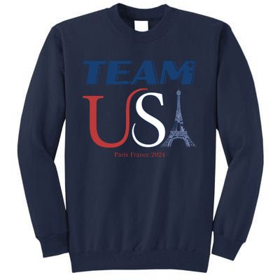 Usa Eiffel Tower Usa 2024 Tall Sweatshirt