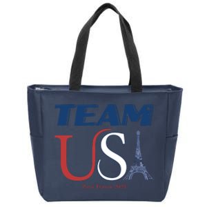 Usa Eiffel Tower Usa 2024 Zip Tote Bag