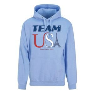 Usa Eiffel Tower Usa 2024 Unisex Surf Hoodie