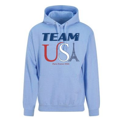 Usa Eiffel Tower Usa 2024 Unisex Surf Hoodie