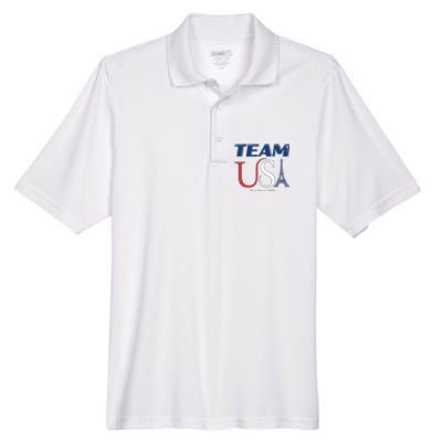 Usa Eiffel Tower Usa 2024 Men's Origin Performance Pique Polo