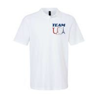 Usa Eiffel Tower Usa 2024 Softstyle Adult Sport Polo