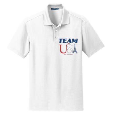 Usa Eiffel Tower Usa 2024 Dry Zone Grid Polo