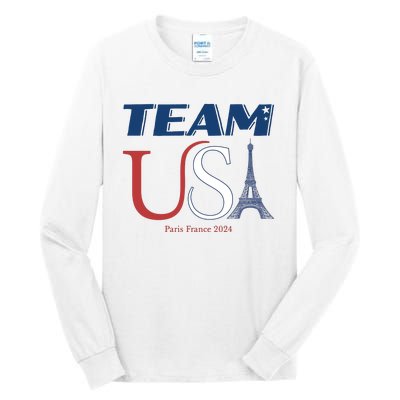 Usa Eiffel Tower Usa 2024 Tall Long Sleeve T-Shirt