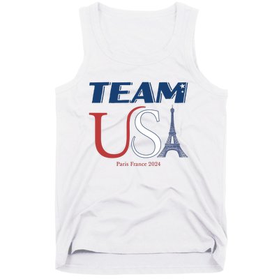 Usa Eiffel Tower Usa 2024 Tank Top