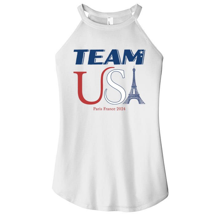 Usa Eiffel Tower Usa 2024 Women’s Perfect Tri Rocker Tank