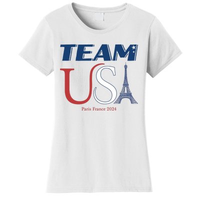 Usa Eiffel Tower Usa 2024 Women's T-Shirt