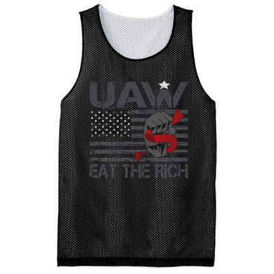 Uaw Eat The Rich Mesh Reversible Basketball Jersey Tank